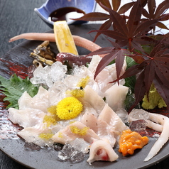 皮はぎ、生ちり