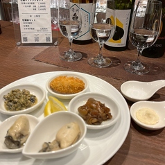 日本酒barカミツレノサケのコース写真