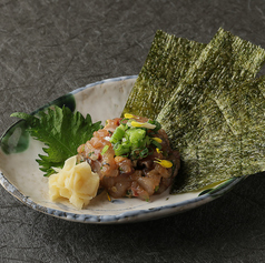 貝と鮮魚のなめろう