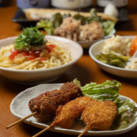 創作和食と手作りおつまみを囲む、カジュアルな居酒屋です