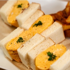厚焼き玉子サンドイッチ(ポテト、ドリンク付き)