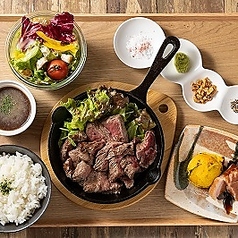 ハラミステーキ御膳(100g)