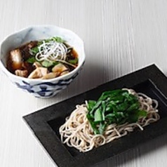 鶏ニラ蕎麦 ~特製ねぎまつけ汁~