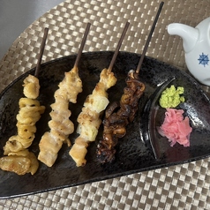 串焼４種盛(タレor塩)