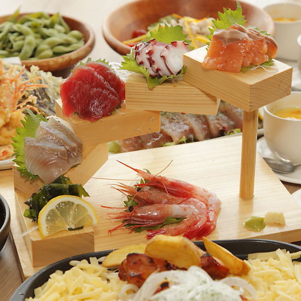 2時間飲み放題付コースは3000円(税抜)～ご用意！旬の鮮魚や鍋などが食べられてボリューム満点です♪