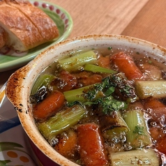 トリッパと長芋のアヒージョ