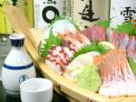 3300円・3850円の食べ放題コースは刺身盛りも付いたボリュームある内容☆