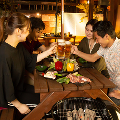 夏期限定ビアテラス開催中!!少人数テラス貸切もOK!!