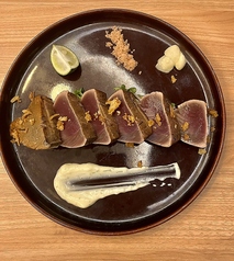名物カツオの藁焼き
