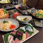 推し会コース！３時間飲み放題＆料理３品＆選べるお料理一人２品付！3850円　クーポンで更にお得に！