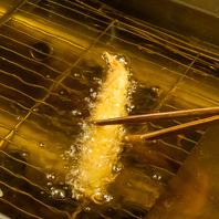 えびを1つ1つ丁寧に作成したユニークなメニューが特徴