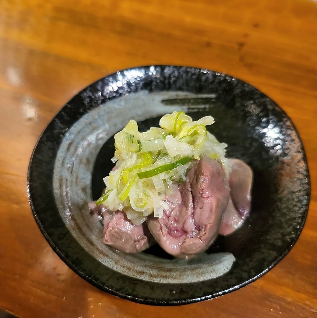 しっとりレバーのネギ塩だれ