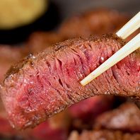 上質なお肉を使用した赤身ステーキ！