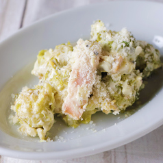 ベーコンと芽キャベツのタルタル