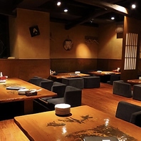 宴会場は最大40名の宴会に対応!