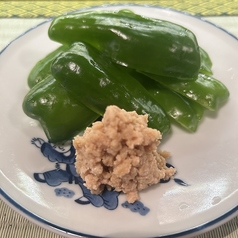 パリパリ肉味噌ピーマン