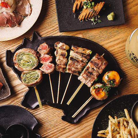 ★浅草横町内 最大収容人数！★2時間飲み放題付コース2980円～/人気焼鳥店の姉妹店♪