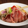 料理メニュー写真&nbsp;A5ランク黒毛和牛のすきしゃぶ