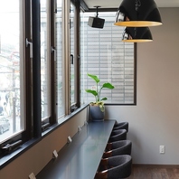 【カウンター席】ゆったりカフェタイム