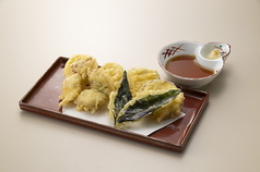 【期間限定】うなぎと加賀野菜の天ぷら盛り合わせ