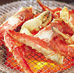 網焼き タラバ・ズワイ2種盛り