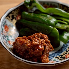 麻婆肉みそピーマン