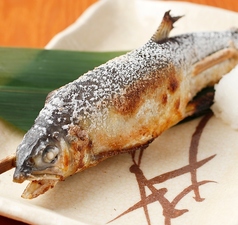 鮎塩焼き