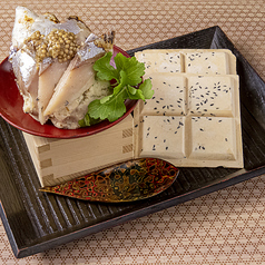 さばの燻製入りポテサラ