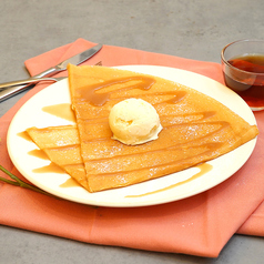 クレープ塩キャラメルソース