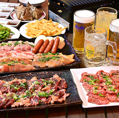 ホテルユニオン天空ビアテラスのコース写真