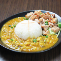 料理メニュー写真&nbsp;炭焼きチキンカレーライスセット〈Sumiyaki Chicken Curry Rice Set〉