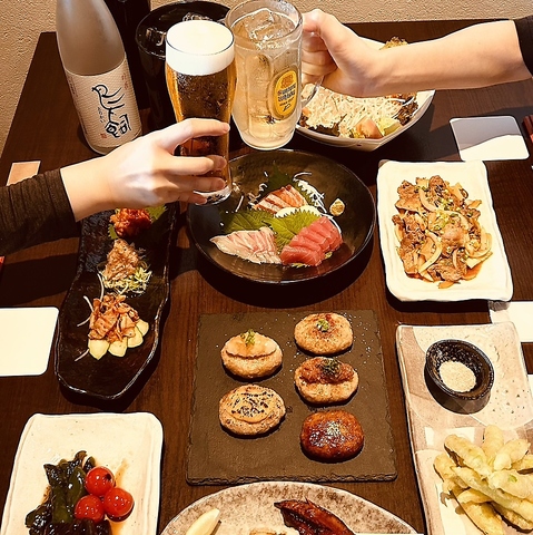 ゆったり寛げる店内で創作料理をご堪能♪お座敷席あり◎ご家族でのご来店大歓迎！