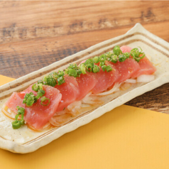 マグロレバ刺し風