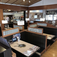 店内は明るい雰囲気♪(写真は系列店)