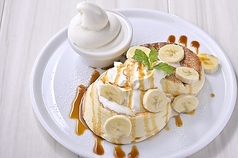 キャラメルバナナパンケーキ