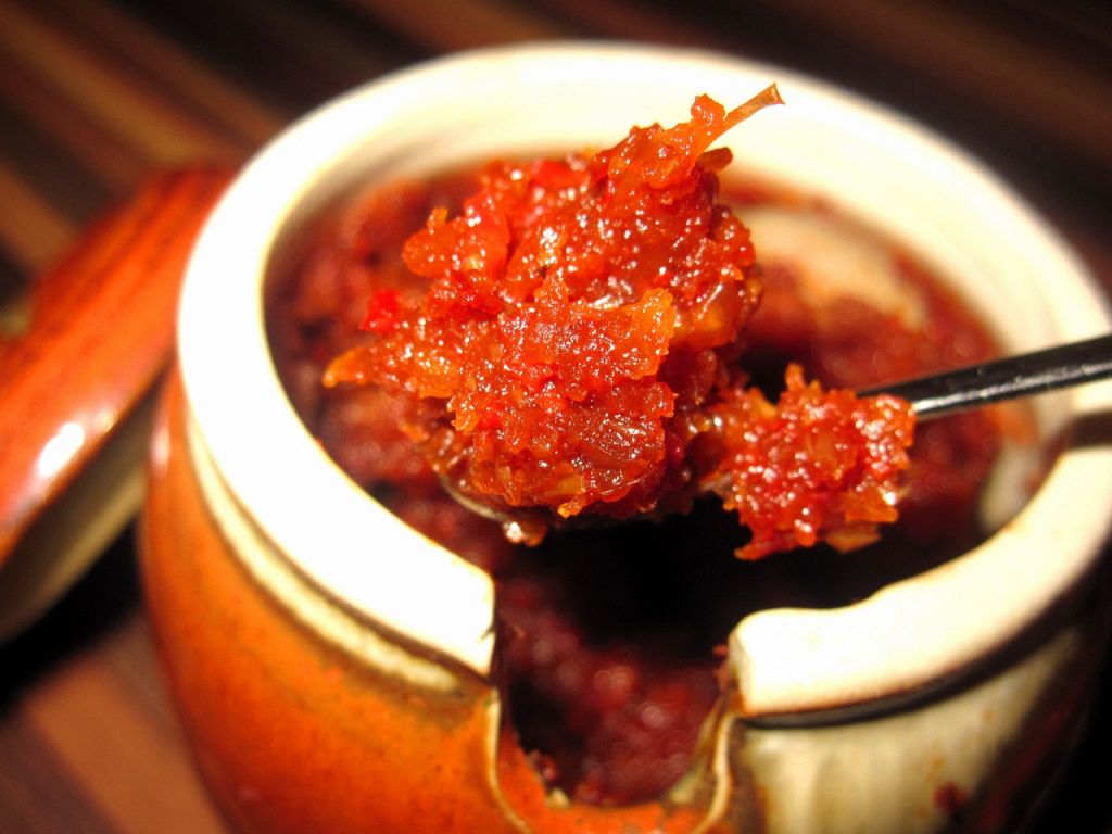 ホルモン専用！幻の薬味【大蒜南蛮】　創業時の味を再現しました。おいしさがパワーアップ！！