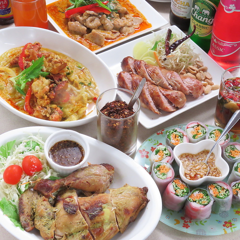 すべて本場タイの食材を使用したタイ人オーナーが作るどれも美味しい本格タイ料理♪