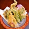 島野菜と海老の天ぷら盛合せ