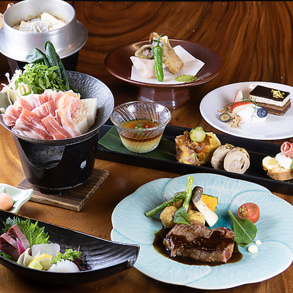 宴会コースも多種ご用意！人気の椿和食コースはクーポンの利用で4500円(税込)。品数もお味も大満足◎