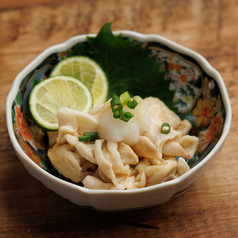 炭香る鶏皮ポン酢