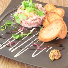 2種のお肉のタルタル菜園風
