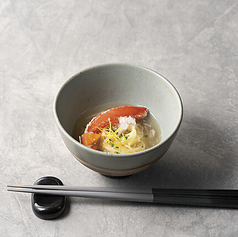 ズワイガニの温製カッペリーニ