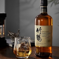 豊富なウィスキー