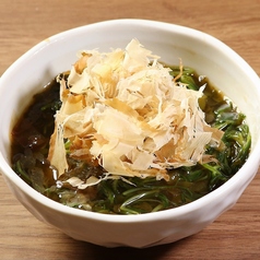 三陸産めかぶとおかひじきのポン酢和え