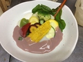 料理メニュー写真 立川産の野菜だけを使い鉄ちゃん特製のソースで味を決めた立川サラダ