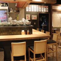 お1人様でもお気軽にご来店頂けるお店作り