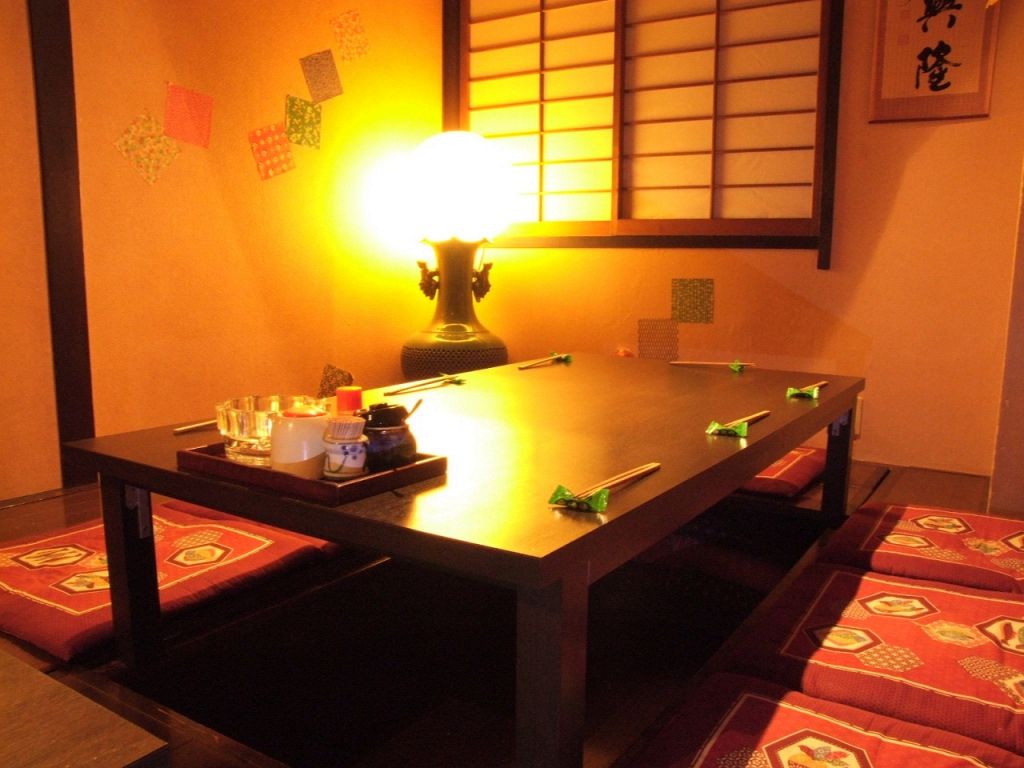 お友達同士ゆったり個室でお寛ぎ下さい。