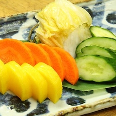 お漬物盛り合わせ