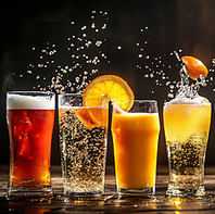 強炭酸サーバー導入！爽快な一杯が料理を引き立てる。
