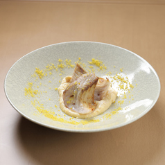 鰆の塩焼き 鰹酒盗クリーム